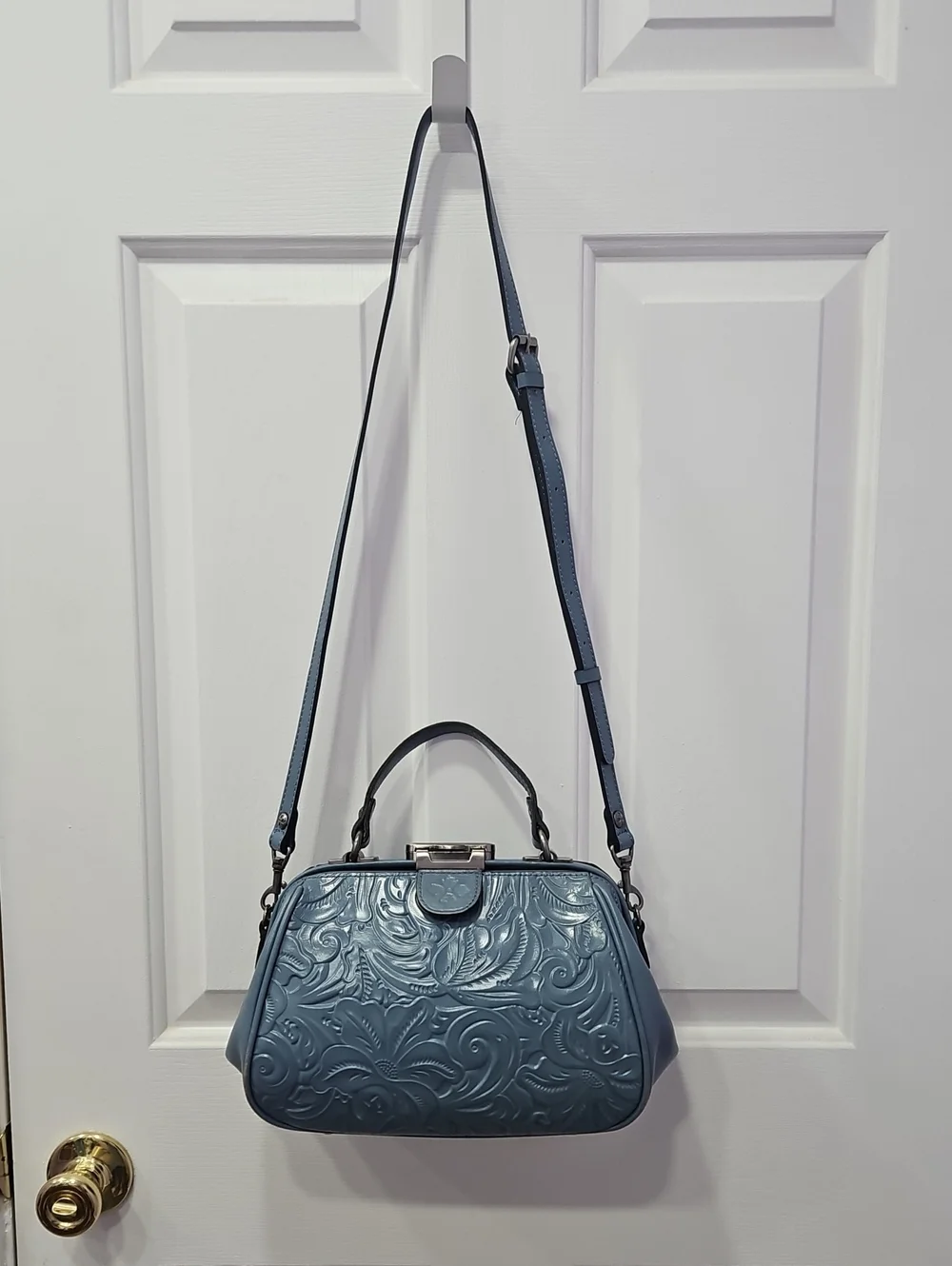 Patricia Nash Gracchi Large Crossbody Satchel